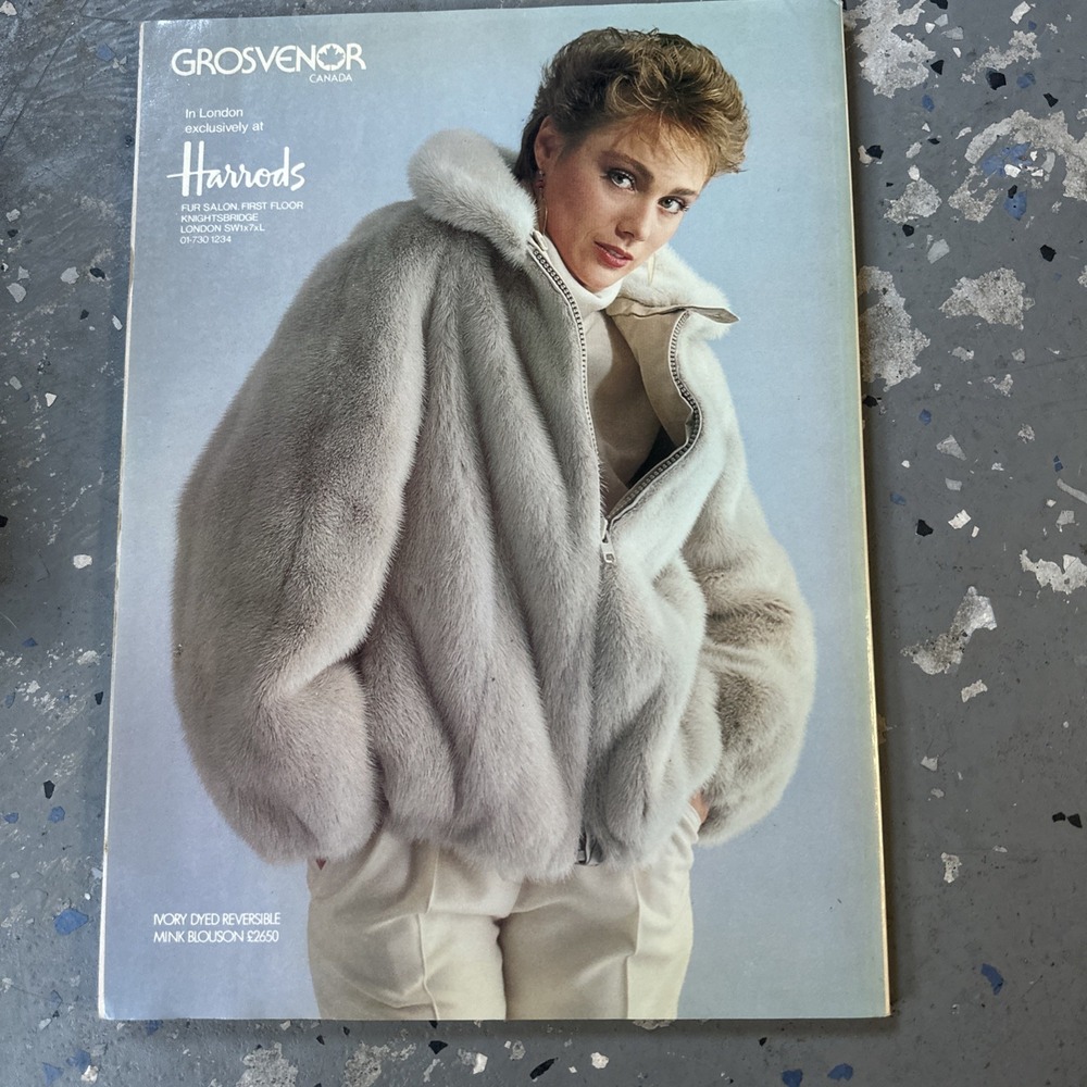 Harrods Magazine Spring/Summer 1982 FASHION  Shopping Catalog - Picture 2 of 6